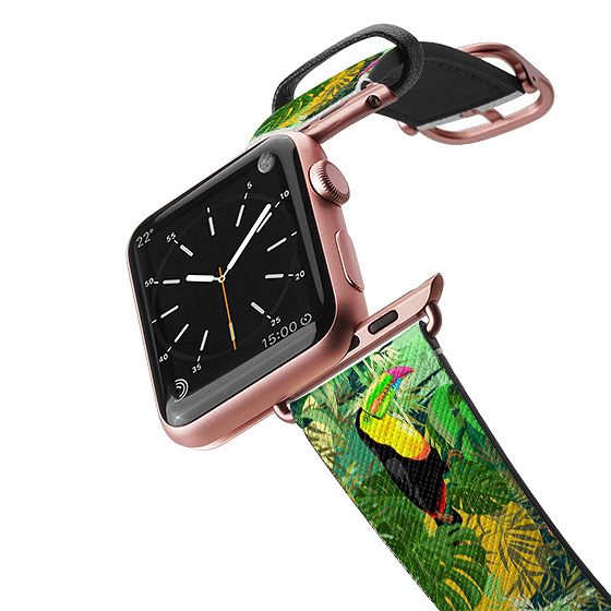 Apple Watch 42mm Bands - Toucan in Green Amazonia Rainforest