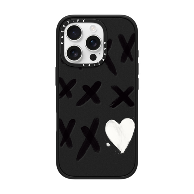 CASETiFY iPhone 16 Pro Case Matte Black Impact Case xo kisses laura graves CASETiFY iPhone 16 Pro Case Matte Black Impact Case xo kisses laura graves