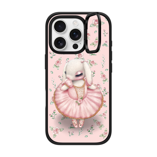 Trash Kitty Art x CASETiFY iPhone 16 Pro Case Matte Black インパクトリングスタンドケース MagSafe対応 Pirouette Trash Kitty Art x CASETiFY iPhone 16 Pro Case Matte Black インパクトリングスタンドケース MagSafe対応 Pirouette