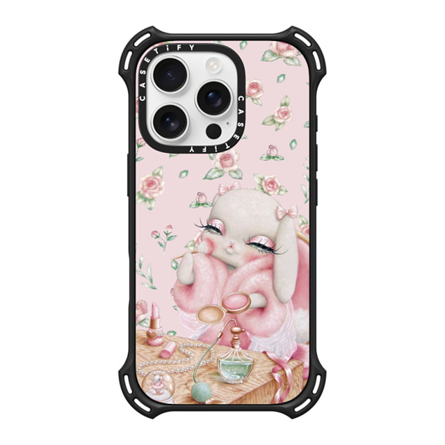 Trash Kitty Art x CASETiFY iPhone 16 Pro Case Matte Black バウンスケース Ballerina's Boudoir Trash Kitty Art x CASETiFY iPhone 16 Pro Case Matte Black バウンスケース Ballerina's Boudoir