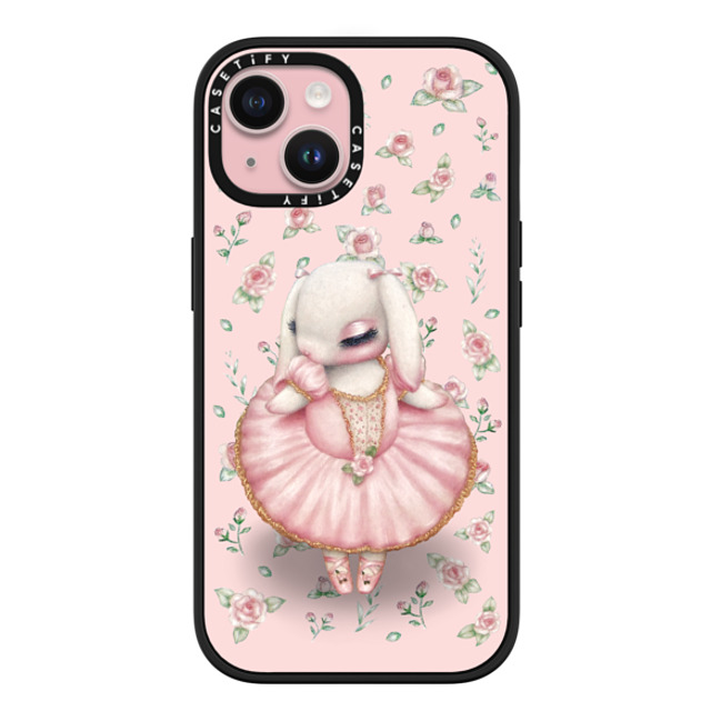 Trash Kitty Art x CASETiFY iPhone 15 Case Matte Black Impact Case MagSafe Compatible Pirouette Trash Kitty Art x CASETiFY iPhone 15 Case Matte Black Impact Case MagSafe Compatible Pirouette