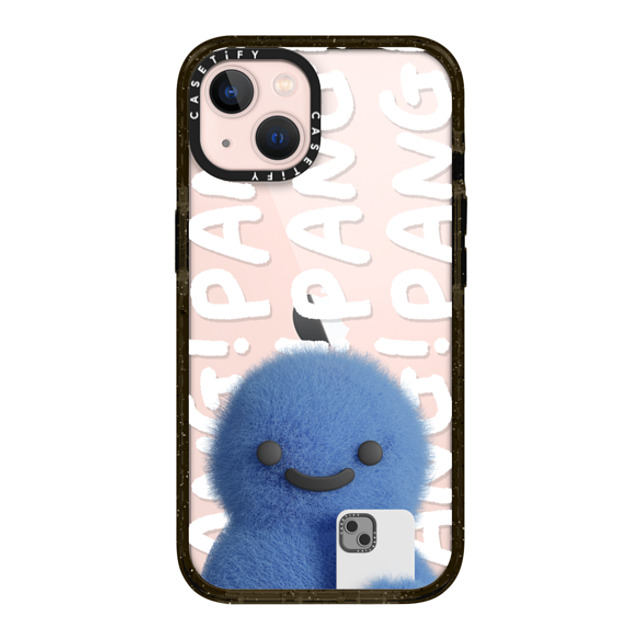 PETTYDUST x CASETiFY iPhone 13 ケース ブラック インパクトケース Pang Dinosaurs and Phones