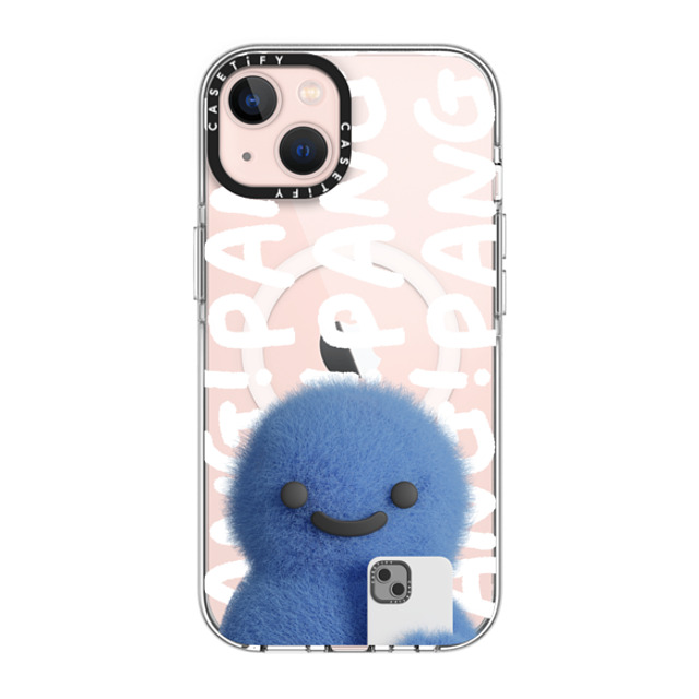 PETTYDUST x CASETiFY iPhone 13 ケース クリア クリア ケース MagSafe対応 Pang Dinosaurs and Phones