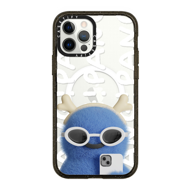PETTYDUST x CASETiFY iPhone 12 Pro ケース Dinosaur,Cartoon ブラック インパクトケース MagSafe対応 Dragon Pang Father's Day PETTYDUST x CASETiFY iPhone 12 Pro ケース Dinosaur,Cartoon ブラック インパクトケース MagSafe対応 Dragon Pang Father's Day