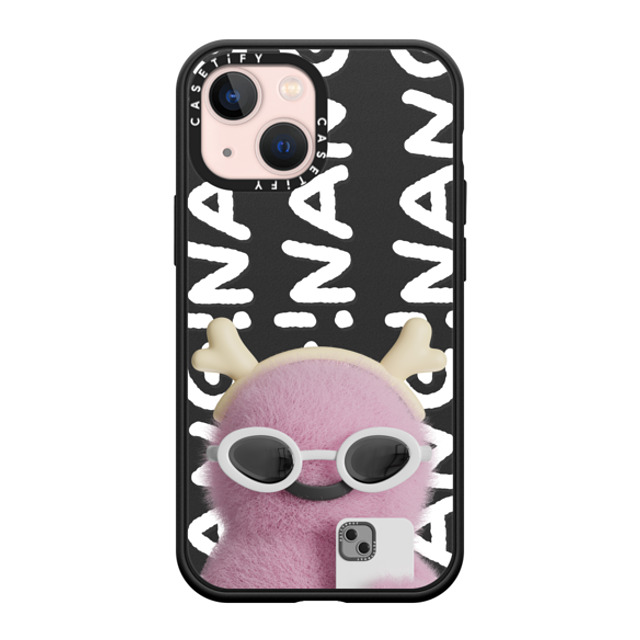 PETTYDUST x CASETiFY iPhone 13 Mini ケース Dinosaur,Cartoon マットブラック インパクトケース MagSafe対応 Dragon Nang Father's Day PETTYDUST x CASETiFY iPhone 13 Mini ケース Dinosaur,Cartoon マットブラック インパクトケース MagSafe対応 Dragon Nang Father's Day
