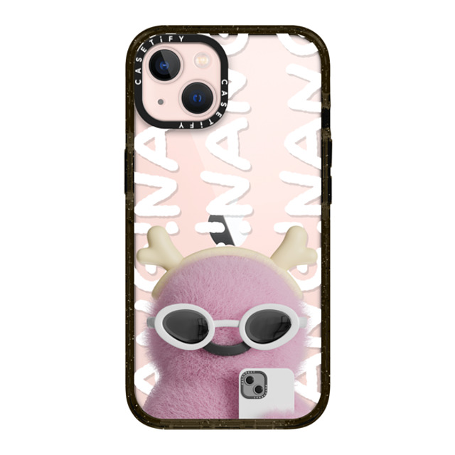 PETTYDUST x CASETiFY iPhone 13 ケース ブラック インパクトケース NANG 2024 NEW YEAR!