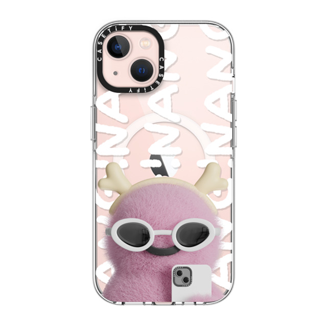 PETTYDUST x CASETiFY iPhone 13 ケース クリア クリア ケース MagSafe対応 NANG 2024 NEW YEAR!