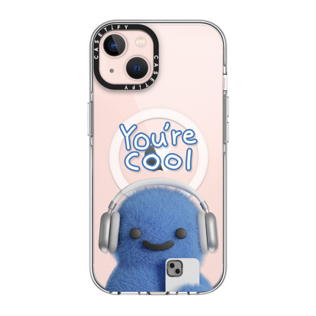 PETTYDUST x CASETiFY iPhone 13 ケース クリア クリア ケース MagSafe対応 You're cool PANG