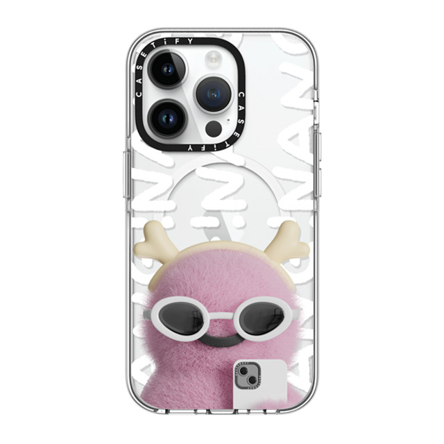 PETTYDUST x CASETiFY iPhone 14 Pro ケース クリア クリア ケース MagSafe対応 NANG 2024 NEW YEAR!