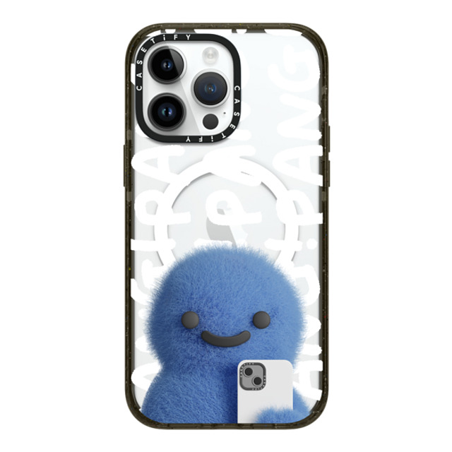 PETTYDUST x CASETiFY iPhone 14 Pro Max ケース ブラック インパクトケース MagSafe対応 Pang Dinosaurs and Phones