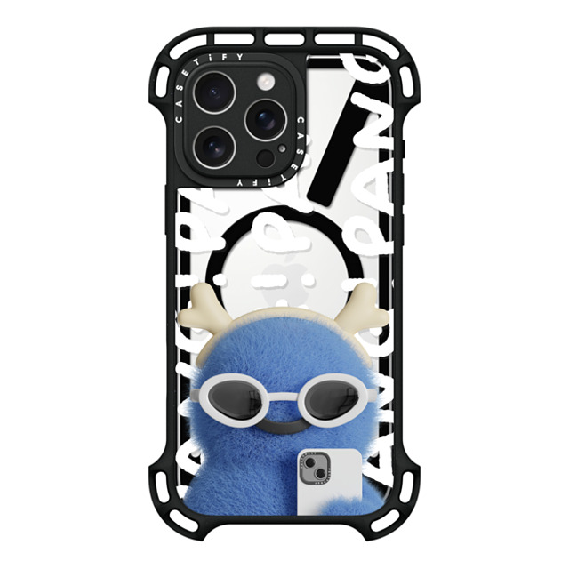 PETTYDUST x CASETiFY iPhone 16 Pro Max ケース ブラック ウルトラ バウンスケース MagSafe対応 PANG 2024 NEW YEAR!