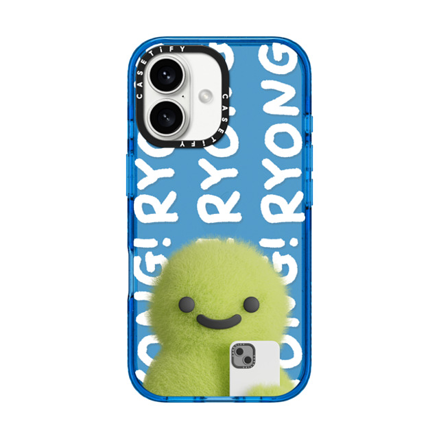 PETTYDUST x CASETiFY iPhone 16 Case スカイブルー Impact Case Ryong Dinosaurs and Phones PETTYDUST x CASETiFY iPhone 16 Case スカイブルー Impact Case Ryong Dinosaurs and Phones