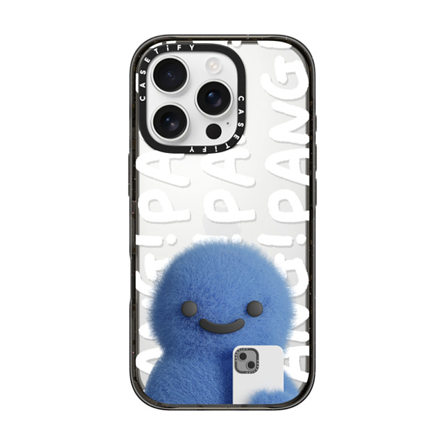 PETTYDUST x CASETiFY iPhone 16 Pro ケース ブラック インパクトケース Pang Dinosaurs and Phones