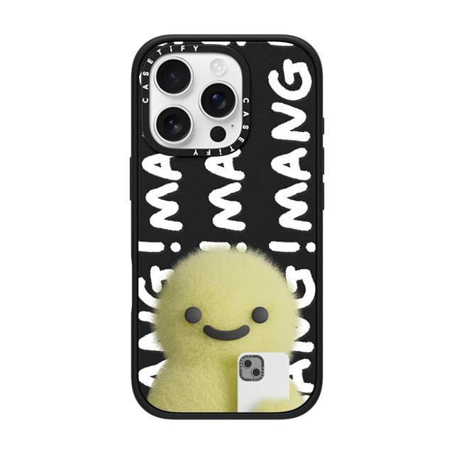 PETTYDUST x CASETiFY iPhone 16 Pro ケース マットブラック インパクトケース Mang Dinosaurs and Phones