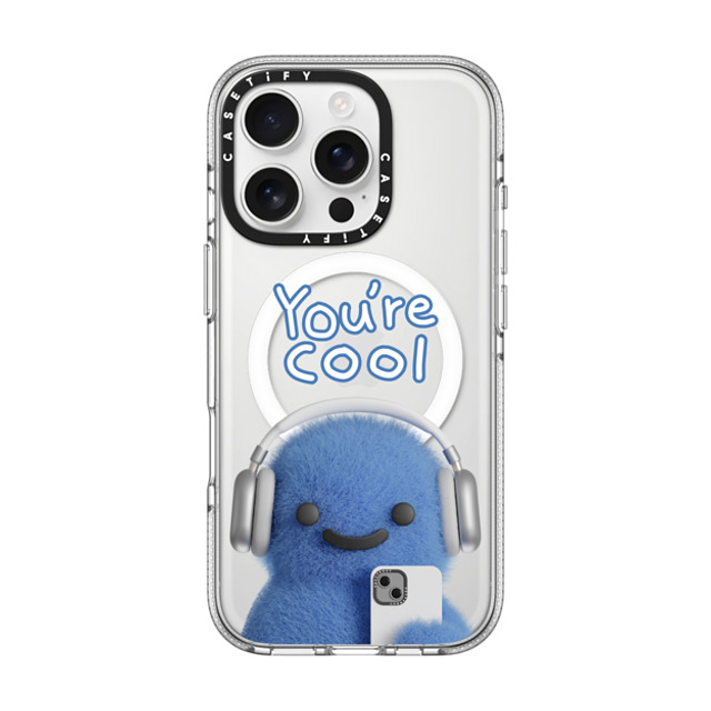 PETTYDUST x CASETiFY iPhone 16 Pro ケース クリア クリア ケース MagSafe対応 You're cool PANG