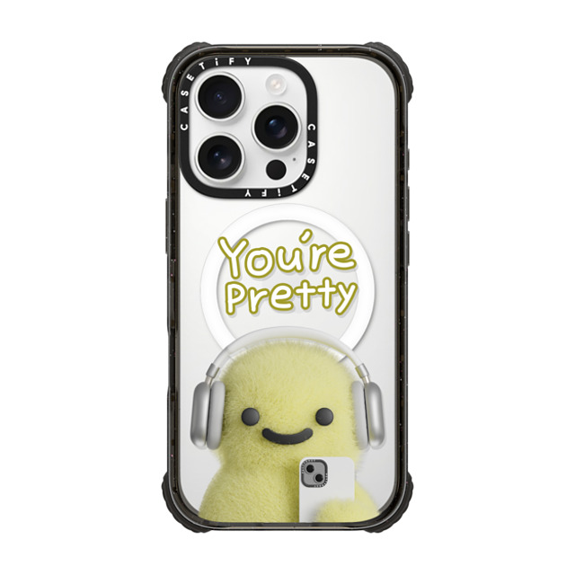 PETTYDUST x CASETiFY iPhone 16 Pro ケース Cartoon ブラック ウルトラ インパクトケース MagSafe 対応 you're pretty MANG Father's Day PETTYDUST x CASETiFY iPhone 16 Pro ケース Cartoon ブラック ウルトラ インパクトケース MagSafe 対応 you're pretty MANG Father's Day