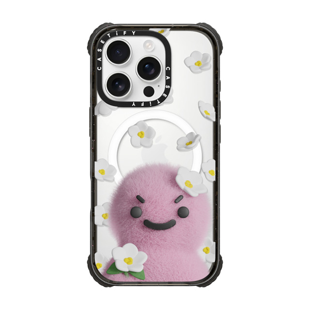PETTYDUST x CASETiFY iPhone 16 Pro Case Cartoon Black ウルトラ インパクトケース MagSafe 対応 flower nang Father's Day PETTYDUST x CASETiFY iPhone 16 Pro Case Cartoon Black ウルトラ インパクトケース MagSafe 対応 flower nang Father's Day