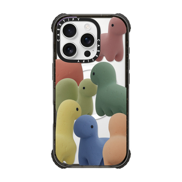 PETTYDUST x CASETiFY iPhone 16 Pro Case Black ウルトラ インパクトケース MagSafe 対応 Sponge guardian dinosaur PETTYDUST x CASETiFY iPhone 16 Pro Case Black ウルトラ インパクトケース MagSafe 対応 Sponge guardian dinosaur