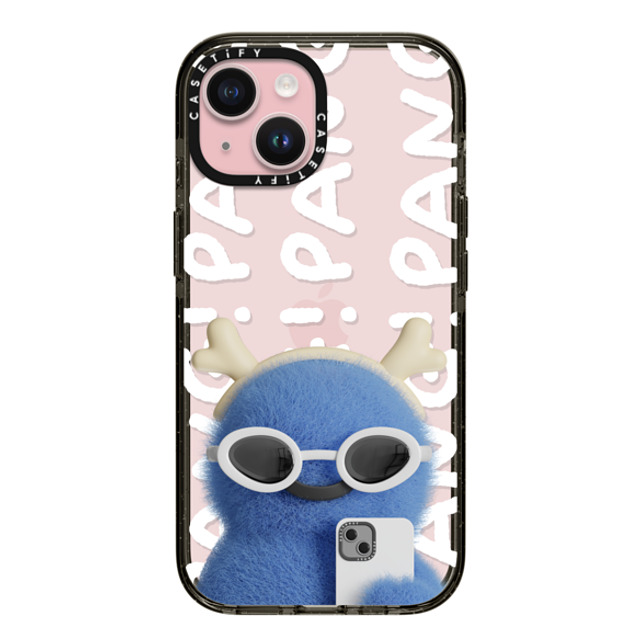 PETTYDUST x CASETiFY iPhone 15 ケース ブラック インパクトケース PANG 2024 NEW YEAR!