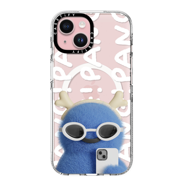 PETTYDUST x CASETiFY iPhone 15 ケース クリア クリア ケース MagSafe対応 PANG 2024 NEW YEAR!