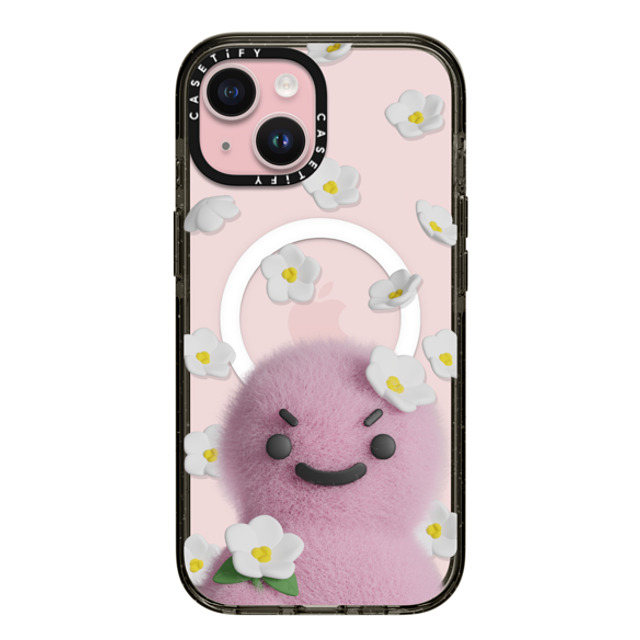 PETTYDUST x CASETiFY iPhone 15 Case Cartoon Black Impact Case MagSafe Compatible flower nang Father's Day PETTYDUST x CASETiFY iPhone 15 Case Cartoon Black Impact Case MagSafe Compatible flower nang Father's Day