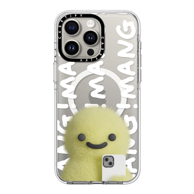 PETTYDUST x CASETiFY iPhone 15 Pro Max ケース クリア クリア ケース MagSafe対応 Mang Dinosaurs and Phones