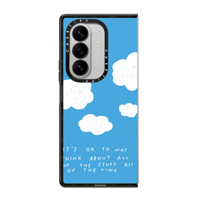 Grace Miceli x CASETiFY Galaxy Z Fold7 Case Cloud,Fine Art Black マグネット式 インパクトケース It's Ok Back to School Grace Miceli x CASETiFY Galaxy Z Fold7 Case Cloud,Fine Art Black マグネット式 インパクトケース It's Ok Back to School