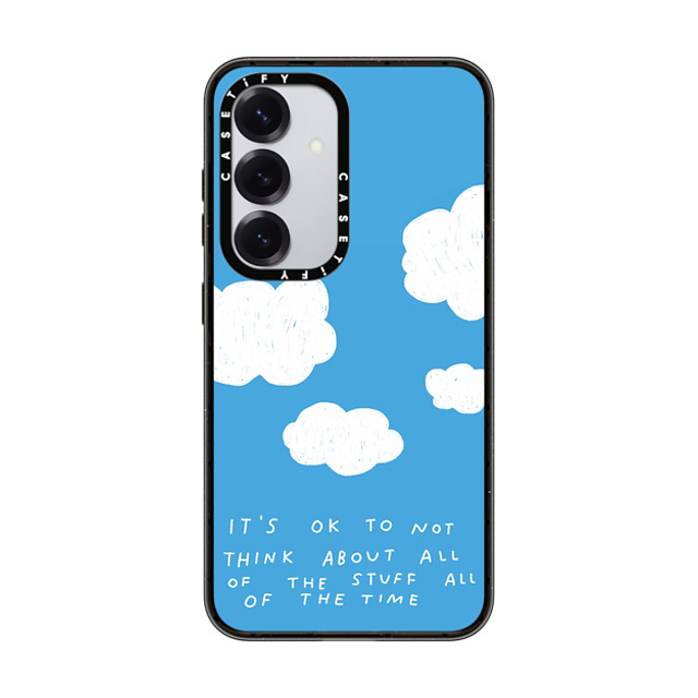 Grace Miceli x CASETiFY Galaxy S25 Case Cloud,Fine Art Black マグネット式 インパクトケース It's Ok Back to School Grace Miceli x CASETiFY Galaxy S25 Case Cloud,Fine Art Black マグネット式 インパクトケース It's Ok Back to School