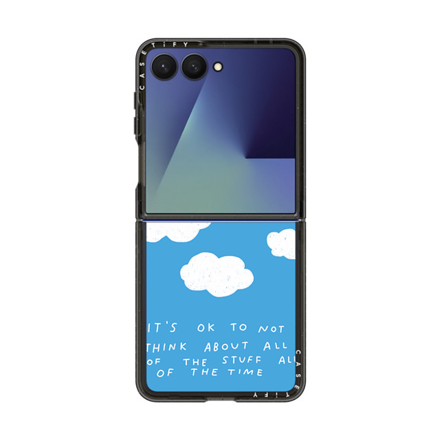 Grace Miceli x CASETiFY Galaxy Z Flip7 Case Cloud,Fine Art Black マグネット式 インパクトケース It's Ok Back to School Grace Miceli x CASETiFY Galaxy Z Flip7 Case Cloud,Fine Art Black マグネット式 インパクトケース It's Ok Back to School