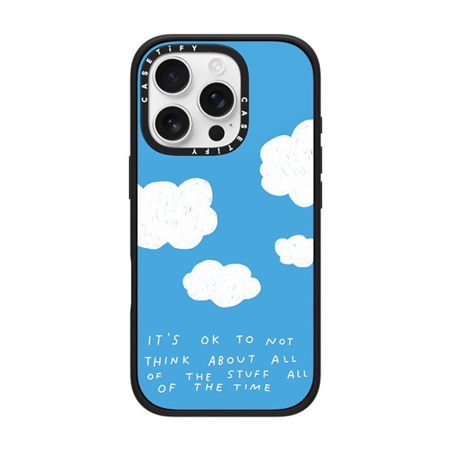 Grace Miceli x CASETiFY iPhone 16 Pro ケース マットブラック インパクトケース It's Ok