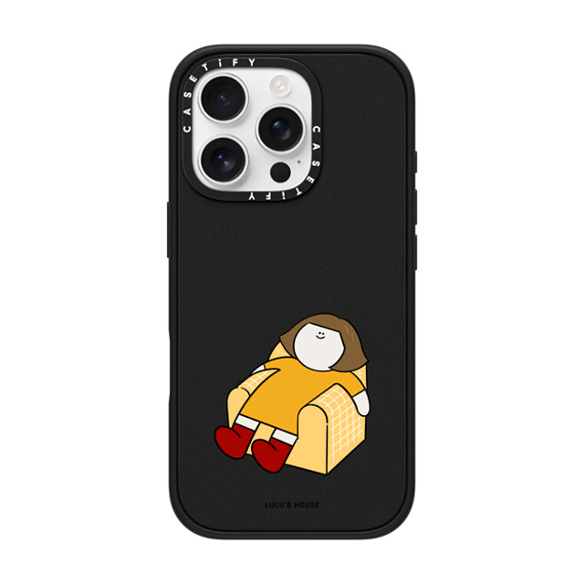 CASETiFY iPhone 16 Pro Case Matte Black Impact Case Hi I Am Lulu by Lulu lulu huang CASETiFY iPhone 16 Pro Case Matte Black Impact Case Hi I Am Lulu by Lulu lulu huang
