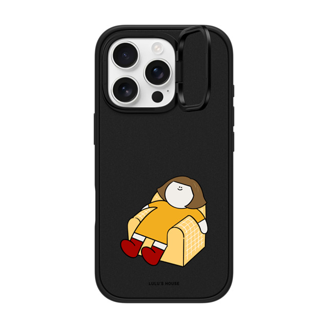 CASETiFY iPhone 16 Pro Case Matte Black インパクトリングスタンドケース MagSafe対応 Hi I Am Lulu by Lulu lulu huang CASETiFY iPhone 16 Pro Case Matte Black インパクトリングスタンドケース MagSafe対応 Hi I Am Lulu by Lulu lulu huang