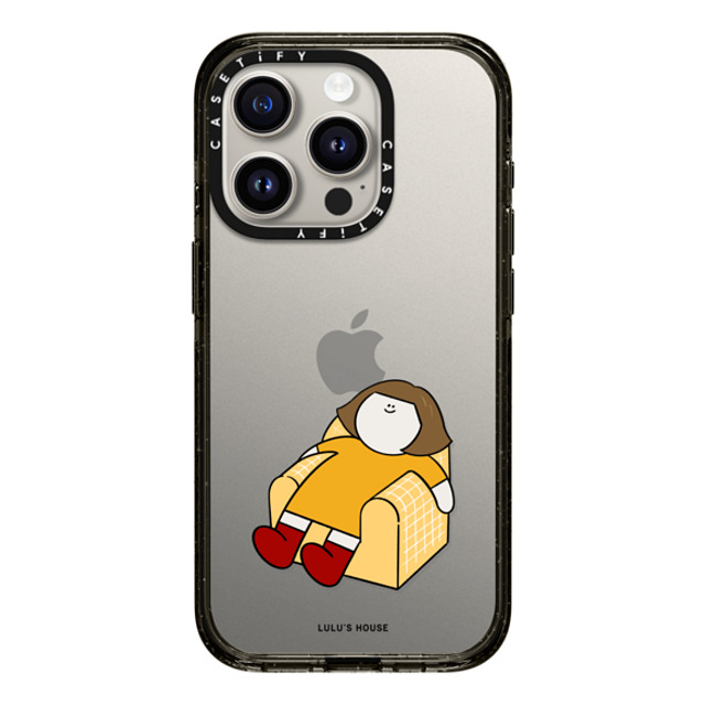 CASETiFY iPhone 15 Pro Case Black Impact Case Hi I Am Lulu by Lulu lulu huang CASETiFY iPhone 15 Pro Case Black Impact Case Hi I Am Lulu by Lulu lulu huang