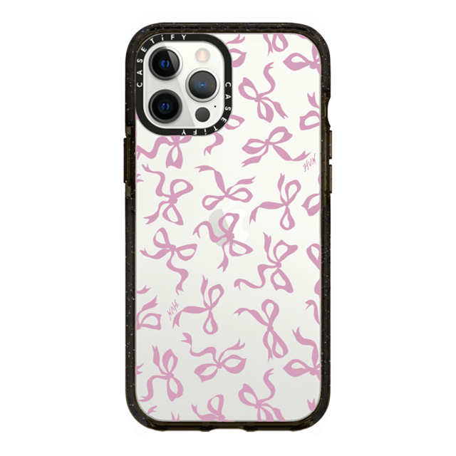 HVN by Harley Viera-Newton x CASETiFY iPhone 12 Pro Max ケース ブラック インパクトケース BOWS