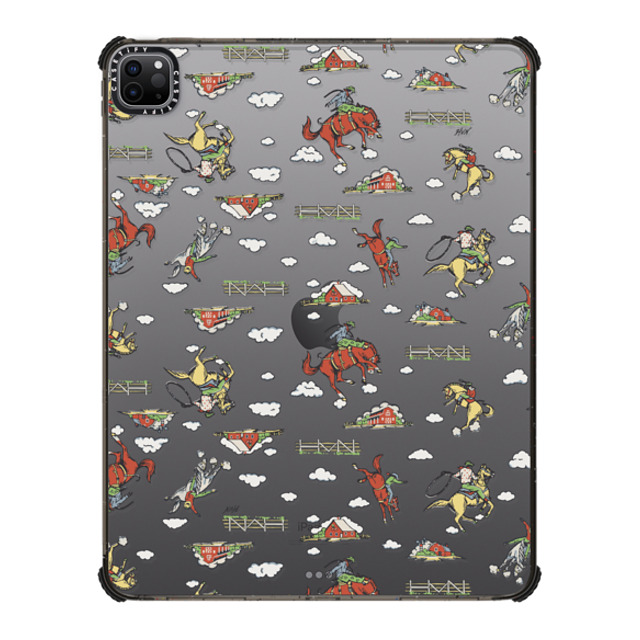 HVN by Harley Viera-Newton x CASETiFY iPad Pro 12.9-inch (第5/6世代) Animal,Cloud ブラック iPad インパクト ケース RODEO COWBOY Father's Day HVN by Harley Viera-Newton x CASETiFY iPad Pro 12.9-inch (第5/6世代) Animal,Cloud ブラック iPad インパクト ケース RODEO COWBOY Father's Day