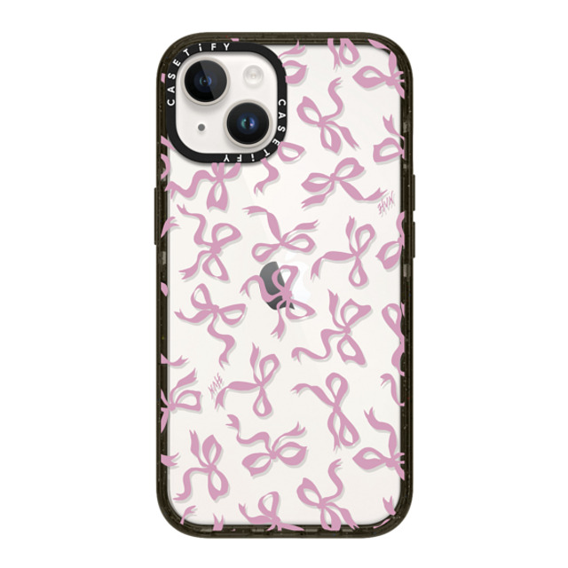 HVN by Harley Viera-Newton x CASETiFY iPhone 14 ケース ブラック インパクトケース BOWS