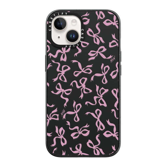 HVN by Harley Viera-Newton x CASETiFY iPhone 14 ケース マットブラック インパクトケース BOWS