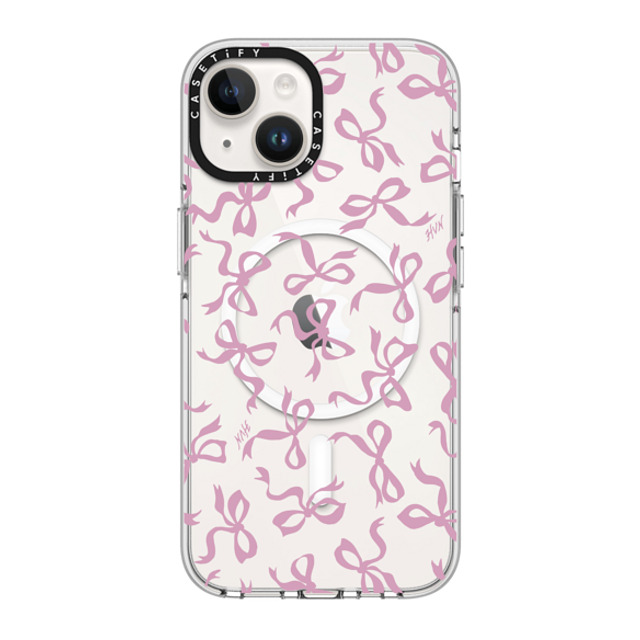 HVN by Harley Viera-Newton x CASETiFY iPhone 14 Case Clear Clear Case MagSafe Compatible BOWS HVN by Harley Viera-Newton x CASETiFY iPhone 14 Case Clear Clear Case MagSafe Compatible BOWS
