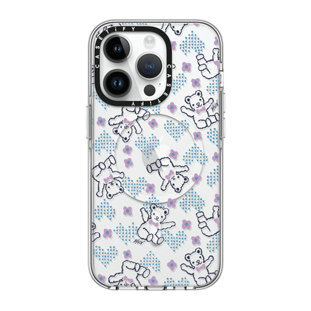 HVN by Harley Viera-Newton x CASETiFY iPhone 14 Pro Case Clear Clear Case MagSafe Compatible TEDDY HEART HVN by Harley Viera-Newton x CASETiFY iPhone 14 Pro Case Clear Clear Case MagSafe Compatible TEDDY HEART