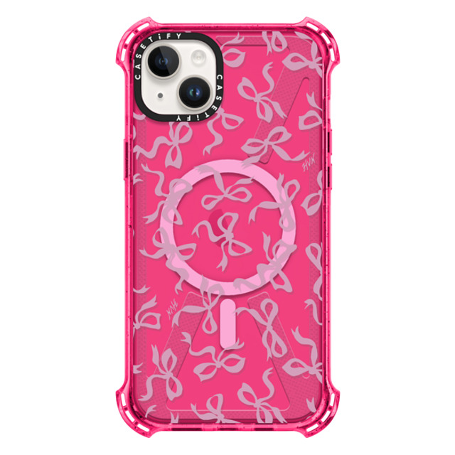 HVN by Harley Viera-Newton x CASETiFY iPhone 14 Plus ケース Ribbon,Pattern Bubble Gum バウンスケース BOWS Father's Day HVN by Harley Viera-Newton x CASETiFY iPhone 14 Plus ケース Ribbon,Pattern Bubble Gum バウンスケース BOWS Father's Day