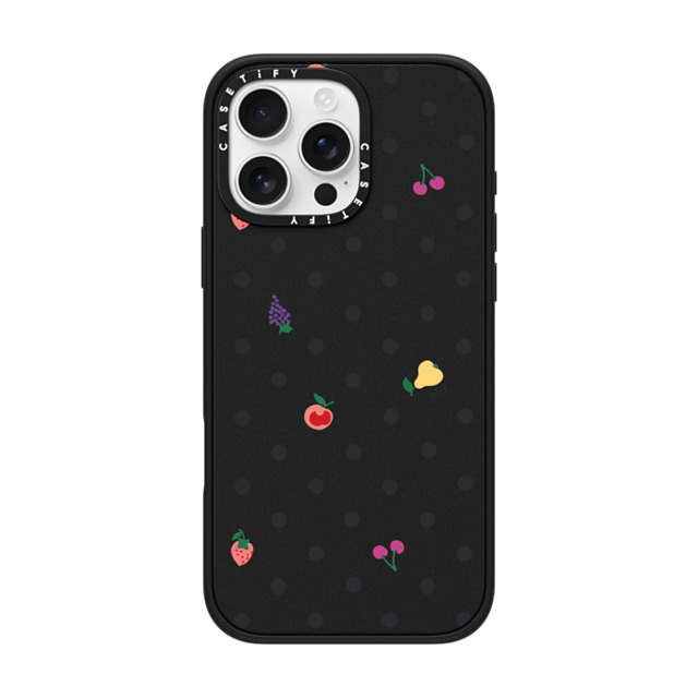 HVN by Harley Viera-Newton x CASETiFY iPhone 16 Pro Max Case Fruit,Food マットブラック インパクトケース MagSafe対応 Fruit Polka Dot Mother's Day HVN by Harley Viera-Newton x CASETiFY iPhone 16 Pro Max Case Fruit,Food マットブラック インパクトケース MagSafe対応 Fruit Polka Dot Mother's Day