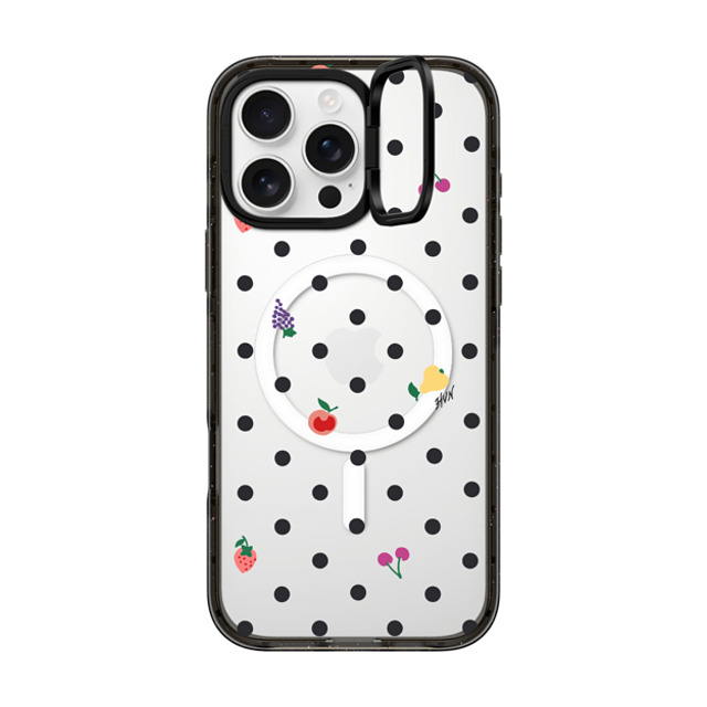 HVN by Harley Viera-Newton x CASETiFY iPhone 16 Pro Max Case Fruit,Food Black インパクトリングスタンドケース MagSafe対応 Fruit Polka Dot Mother's Day HVN by Harley Viera-Newton x CASETiFY iPhone 16 Pro Max Case Fruit,Food Black インパクトリングスタンドケース MagSafe対応 Fruit Polka Dot Mother's Day