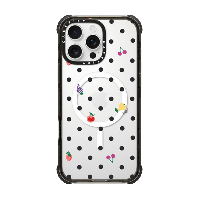 HVN by Harley Viera-Newton x CASETiFY iPhone 16 Pro Max Case Fruit,Food Black ウルトラ インパクトケース MagSafe 対応 Fruit Polka Dot Mother's Day HVN by Harley Viera-Newton x CASETiFY iPhone 16 Pro Max Case Fruit,Food Black ウルトラ インパクトケース MagSafe 対応 Fruit Polka Dot Mother's Day