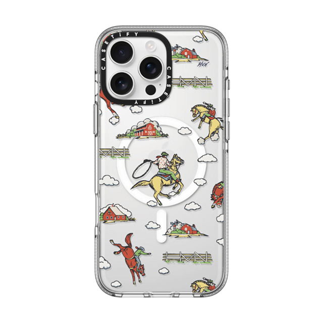 HVN by Harley Viera-Newton x CASETiFY iPhone 16 Pro Max ケース クリア クリア ケース MagSafe対応 RODEO COWBOY