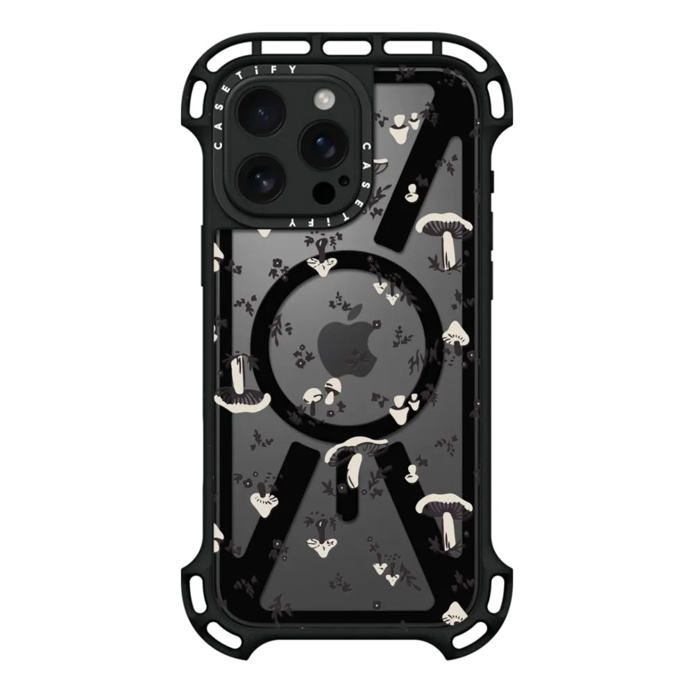 Ultra Bounce iPhone 16 Pro Max Case MagSafe Compatible - MUSHROOM FLORAL
