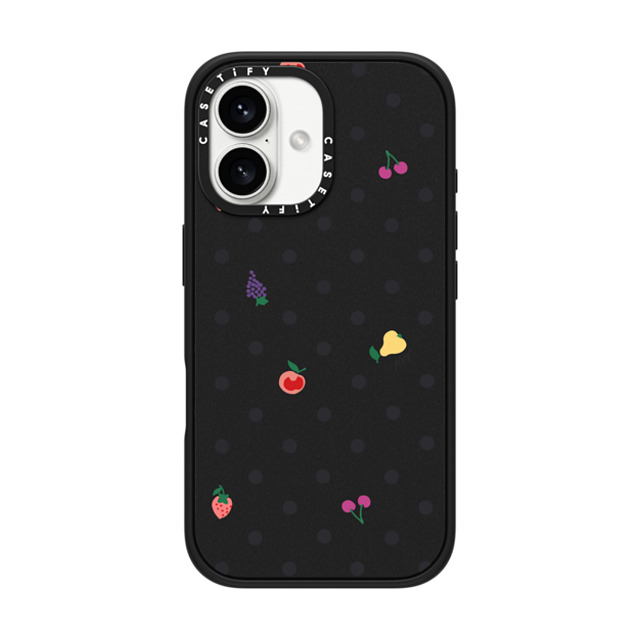 HVN by Harley Viera-Newton x CASETiFY iPhone 16 ケース Fruit,Food マットブラック インパクトケース MagSafe対応 Fruit Polka Dot Mother's Day HVN by Harley Viera-Newton x CASETiFY iPhone 16 ケース Fruit,Food マットブラック インパクトケース MagSafe対応 Fruit Polka Dot Mother's Day