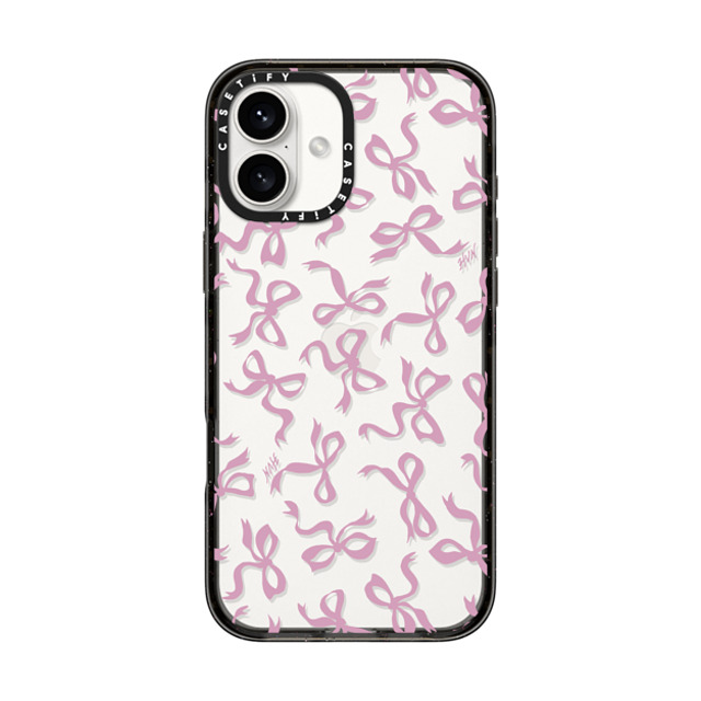 HVN by Harley Viera-Newton x CASETiFY iPhone 16 Plus ケース ブラック インパクトケース BOWS