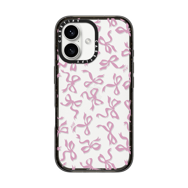 HVN by Harley Viera-Newton x CASETiFY iPhone 16 ケース ブラック インパクトケース BOWS