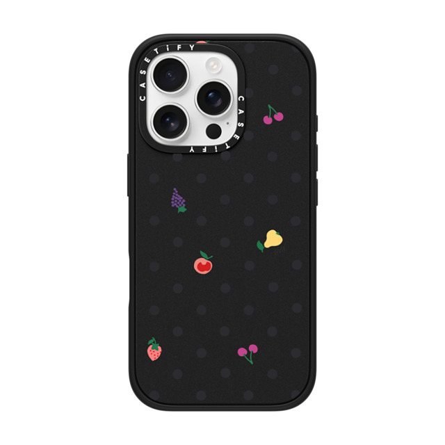 HVN by Harley Viera-Newton x CASETiFY iPhone 16 Pro Case Fruit,Food マットブラック インパクトケース MagSafe対応 Fruit Polka Dot Mother's Day HVN by Harley Viera-Newton x CASETiFY iPhone 16 Pro Case Fruit,Food マットブラック インパクトケース MagSafe対応 Fruit Polka Dot Mother's Day