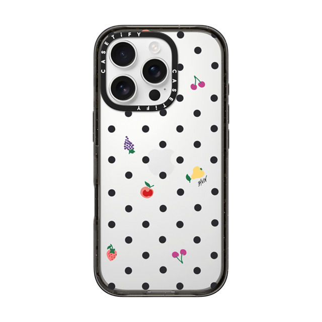 HVN by Harley Viera-Newton x CASETiFY iPhone 16 Pro Case Fruit,Food Black Impact Case Fruit Polka Dot Mother's Day HVN by Harley Viera-Newton x CASETiFY iPhone 16 Pro Case Fruit,Food Black Impact Case Fruit Polka Dot Mother's Day